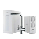 SPRUDELUX® POWER SODA Osmose - Premium Untertisch-Sprudelanlage | 20 L/Std. | höchster CO2 Gehalt | kompakt & leistungsstark | Made in Italy | mit GT600 | inkl. 5-Wege Hahn Isabella