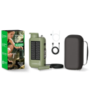 SolarPro Outdoor Wasserfilter – Elektrisch, Tragbar & Wiederaufladbar – 0,01 Mikron – Solar/USB/Kurbel – Powerbank – für Camping, Wandern, Notfall & Survival