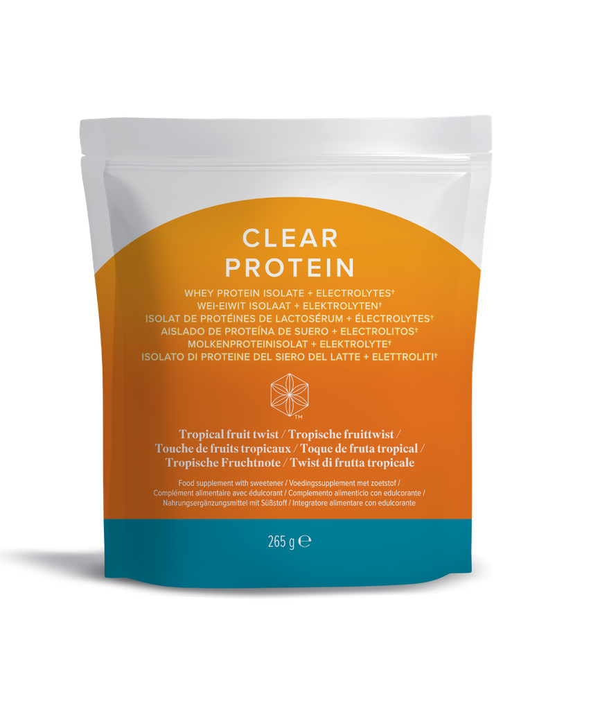 [501103829] Clear Protein · Tropical Fruit Twist · 10-20 Portionen / 265 g